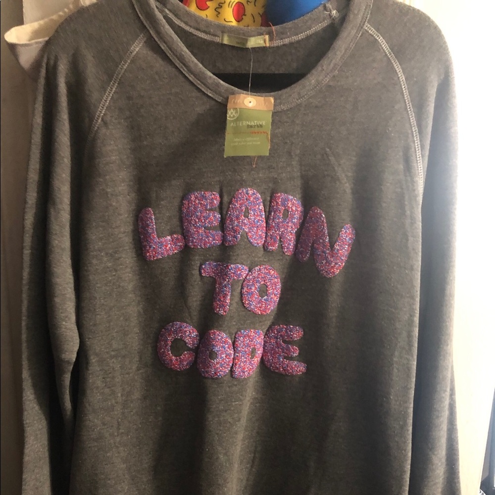 Childish Gambino Sweater XXL “LEARN TO CODE” NWT